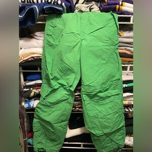 Men’s Bright Green swoosh Pants